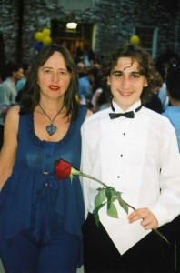 Ella at her son’s Middle School Graduation